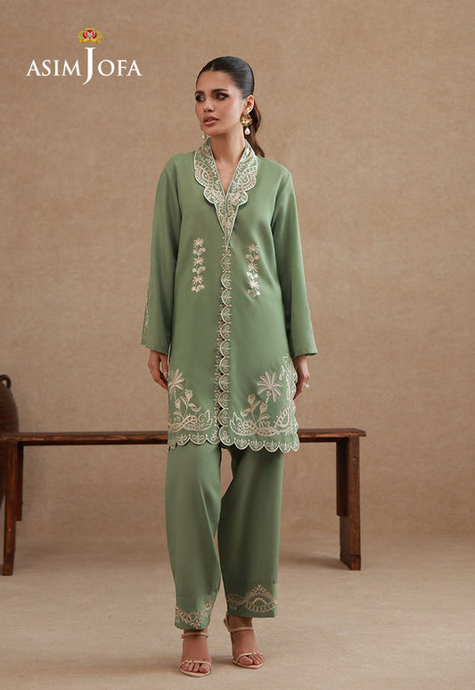 Asim Jofa | Eid Festive Pret | AJPB-323 - Casual Dress - available at Maria Faisal in UK and USA.