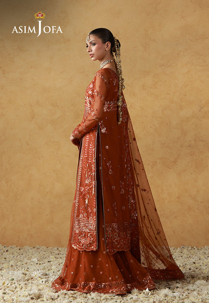 Asim Jofa | Wedding Festive Collection | AJULN-20 - Wedding Dress - available at Maria Faisal in UK and USA.