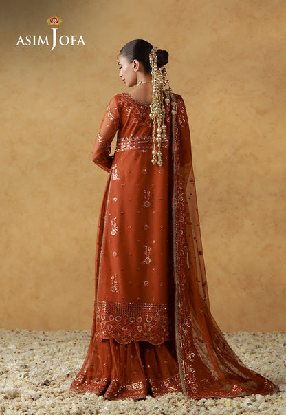 Asim Jofa | Wedding Festive Collection | AJULN-20 - Wedding Dress - available at Maria Faisal in UK and USA.