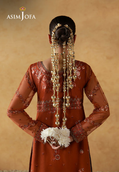 Asim Jofa | Wedding Festive Collection | AJULN-20 - Wedding Dress - available at Maria Faisal in UK and USA.