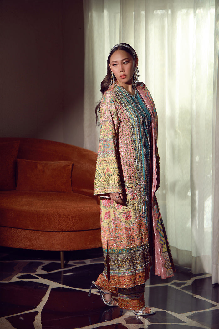 Mysie | Festive 26 | Feza - Luxury Dress - available at Maria Faisal in UK and USA.