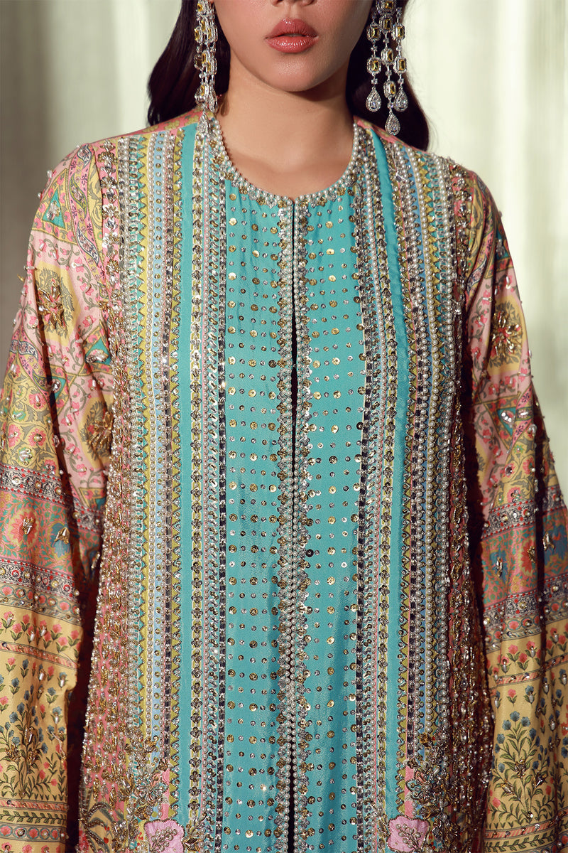 Mysie | Festive 26 | Feza - Luxury Dress - available at Maria Faisal in UK and USA.