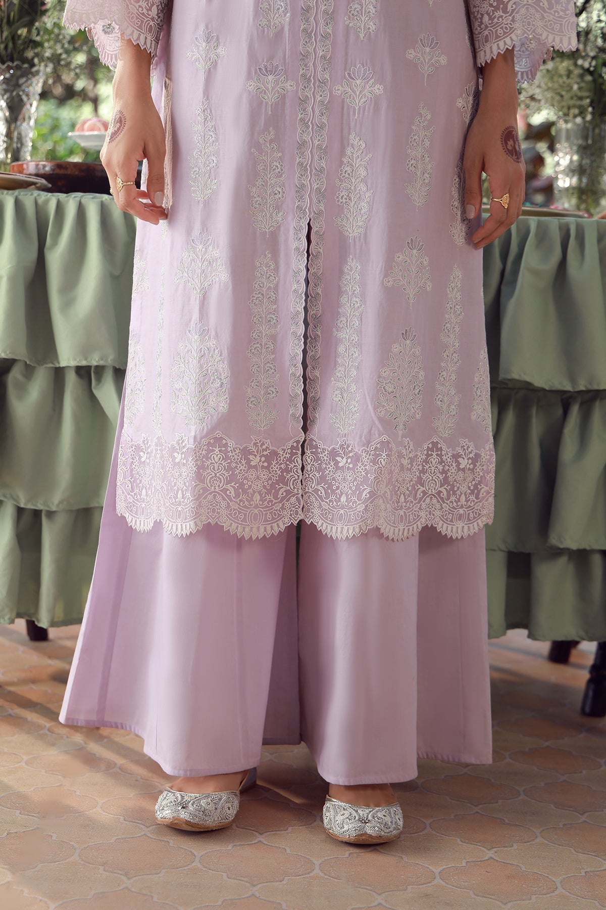 Sahar | Festive Edit 26 | Lilac Twilight - Luxury Dress - available at Maria Faisal in UK and USA.