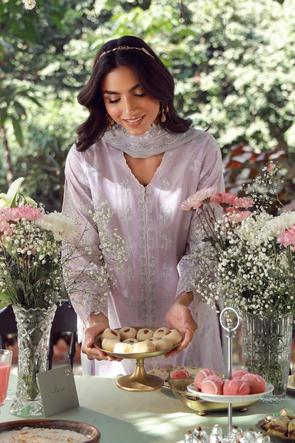 Sahar | Festive Edit 26 | Lilac Twilight - Luxury Dress - available at Maria Faisal in UK and USA.