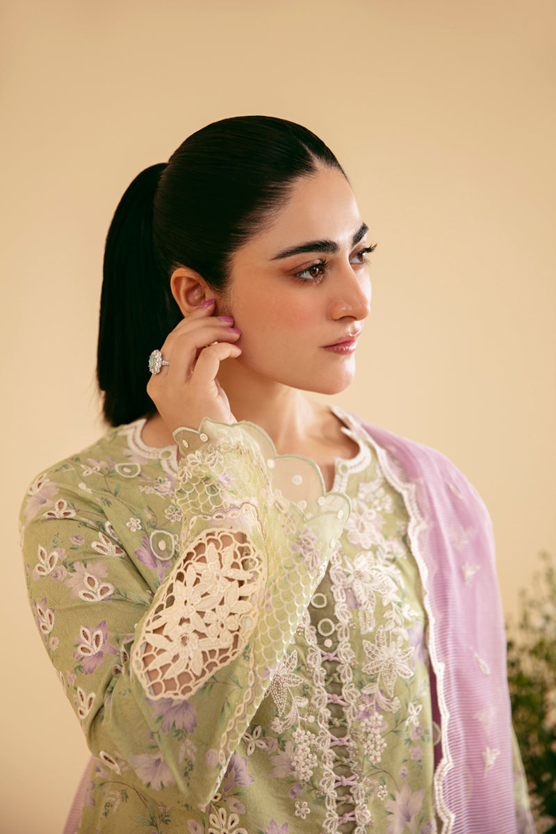 Qalamkar | Qlinekari Luxury Lawn | SQ-10 VEHJA - Designer Dress with Intricate embroidery and embellishments. Shop elegent wedding dress at Maria Faisal.
