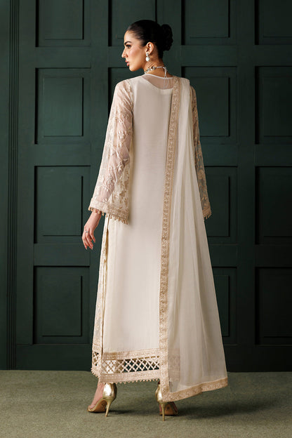 Baroque | Formals Collection | EMBROIDERED CHIFFON UF-4437 - Formal Dress - available at Maria Faisal in UK and USA.