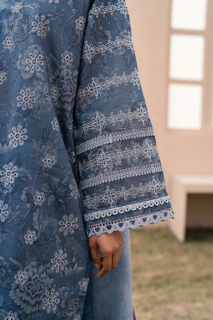 Baroque | Luxury Pret 24 | LAWN UF-601 - Designer Dress with Intricate embroidery and embellishments. Shop elegent wedding dress at Maria Faisal.