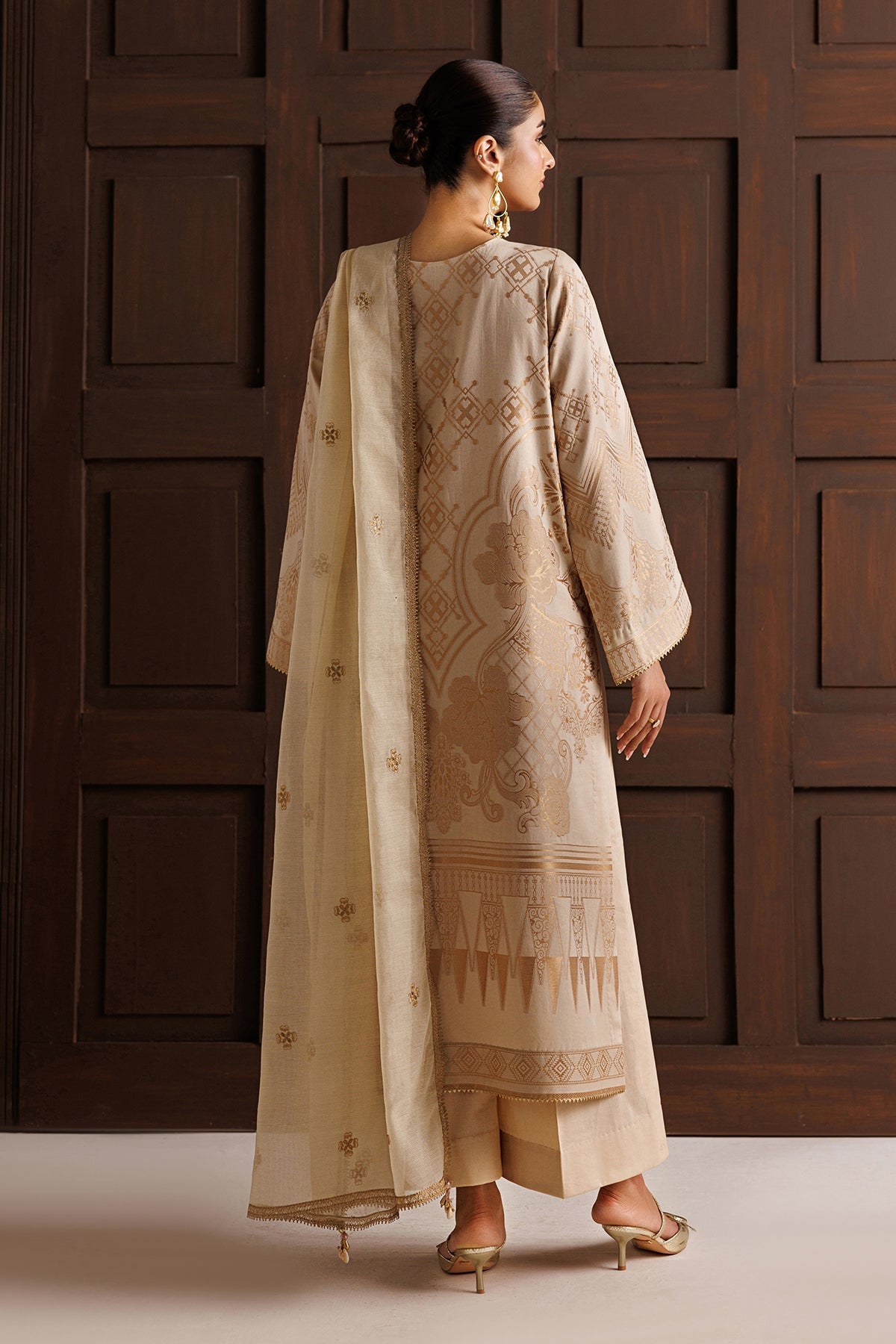 Baroque | Luxury Summer Pret |UF-4508 - Luxury Dress - available at Maria Faisal in UK and USA.