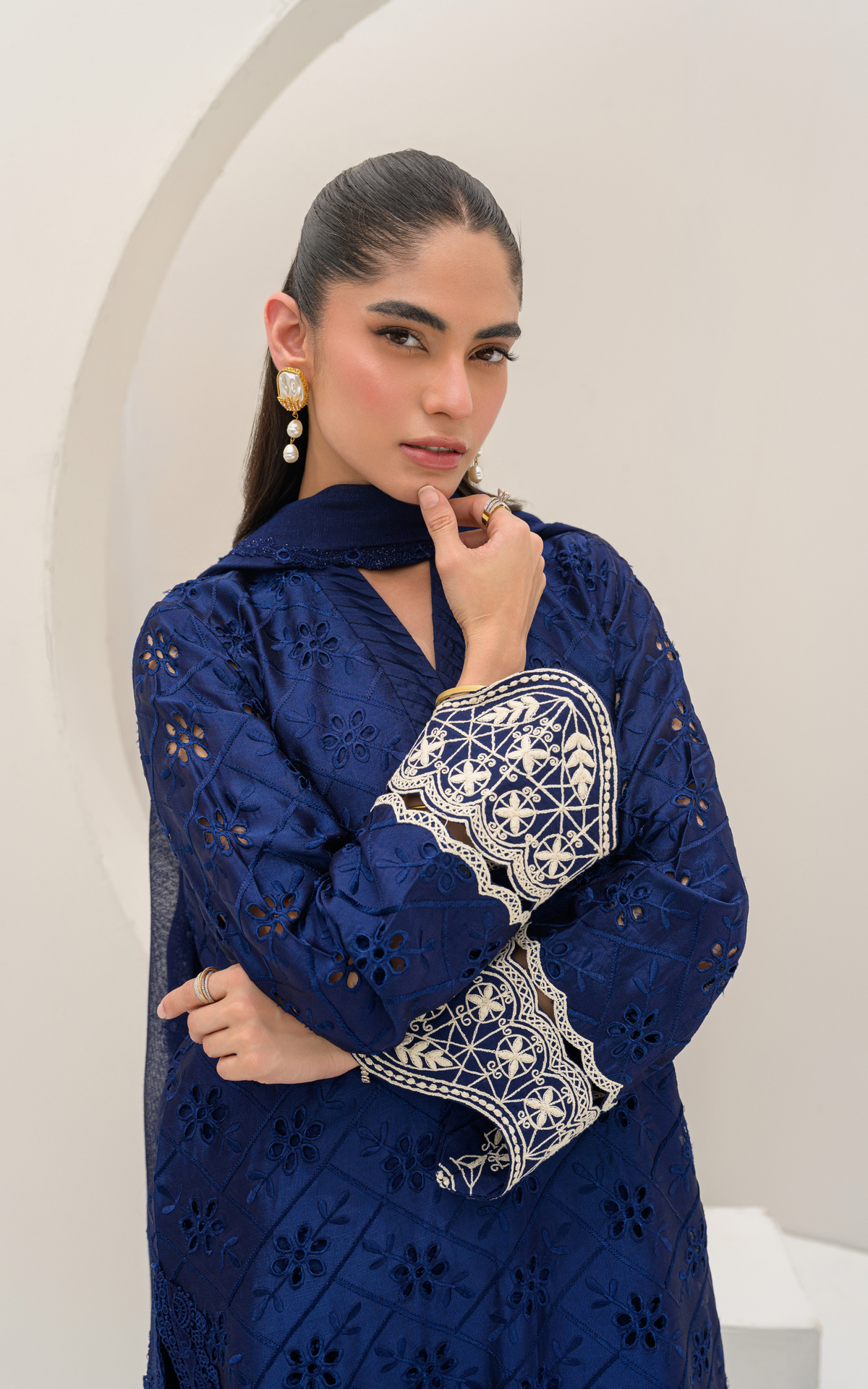 Sana Abbas | Ara Eid Luxe | Sora - Luxury Dress - available at Maria Faisal in UK and USA.