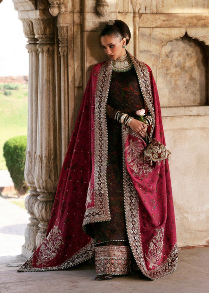 Hussain Rehar | Luxury Pret AW 25 | Aubressa - Formal Dress - available at Maria Faisal in UK and USA.