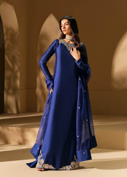 Mahum Asad | The Shadow Line | Eclipse - Formal Dress - available at Maria Faisal in UK and USA.