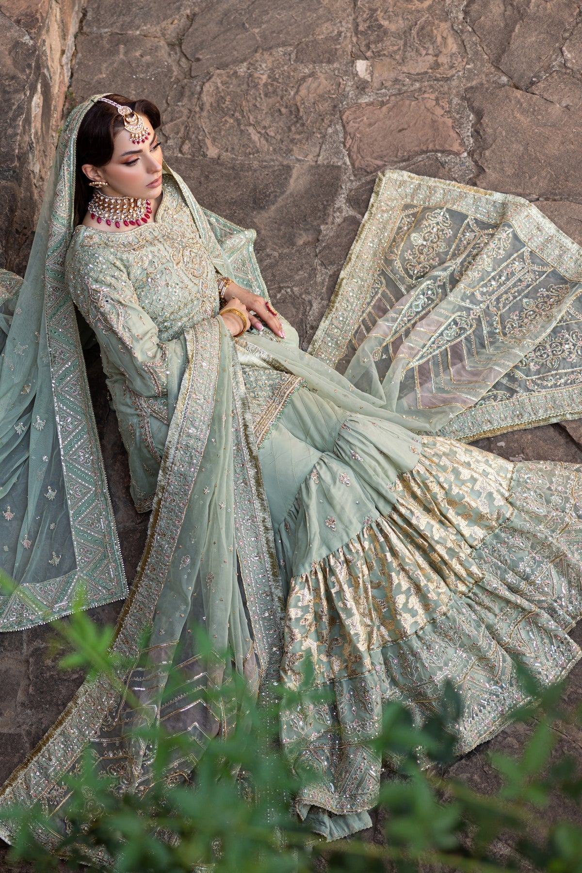 Naqshi | Samarkand Wedding Formals | Mah-e-Meer - Wedding Dress - Maria Faisal