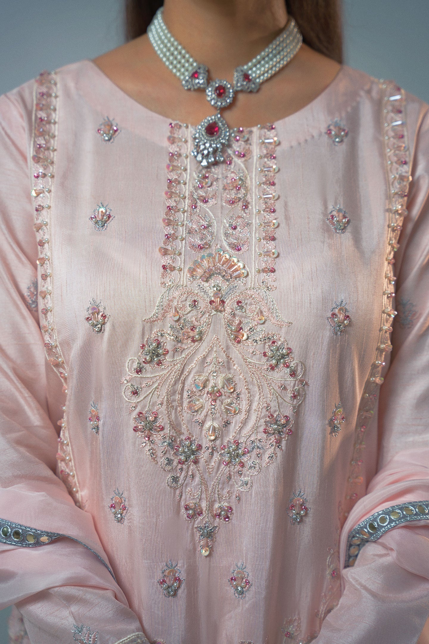 Fozia Khalid | Dilkash Festive Wear 25 | Mira - Formal Dress - available at Maria Faisal in UK and USA.