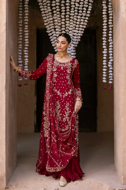 Emaan Adeel I The Empress Wedding Formals I ROSMYN -  - Maria Faisal