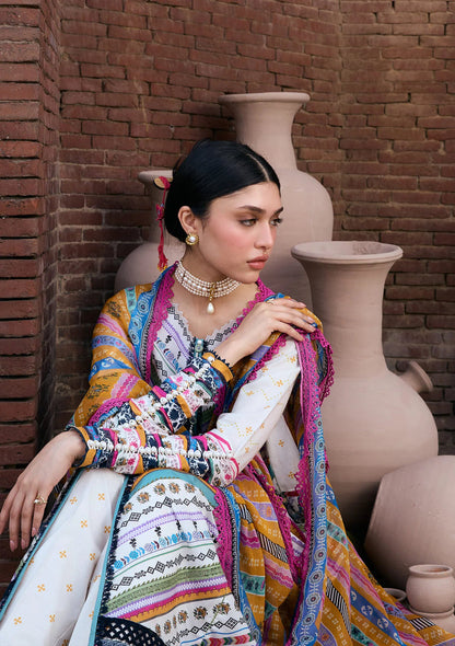 Kahf Premium | Prints Collection 26 | KPS-2A YASMEEN - Luxury Dress - available at Maria Faisal in UK and USA.