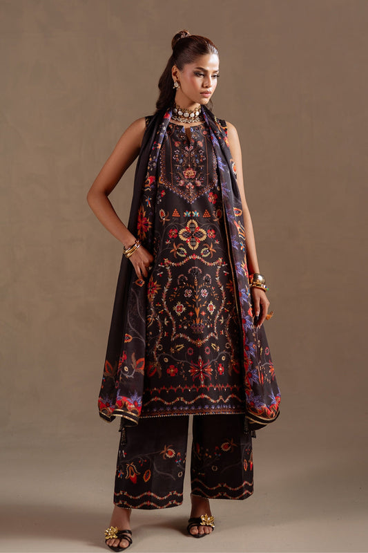 Saira Rizwan | Ramadan Edit 26 | RUHANI- SRRSP-26-03 - Dress - available at Maria Faisal in UK and USA.