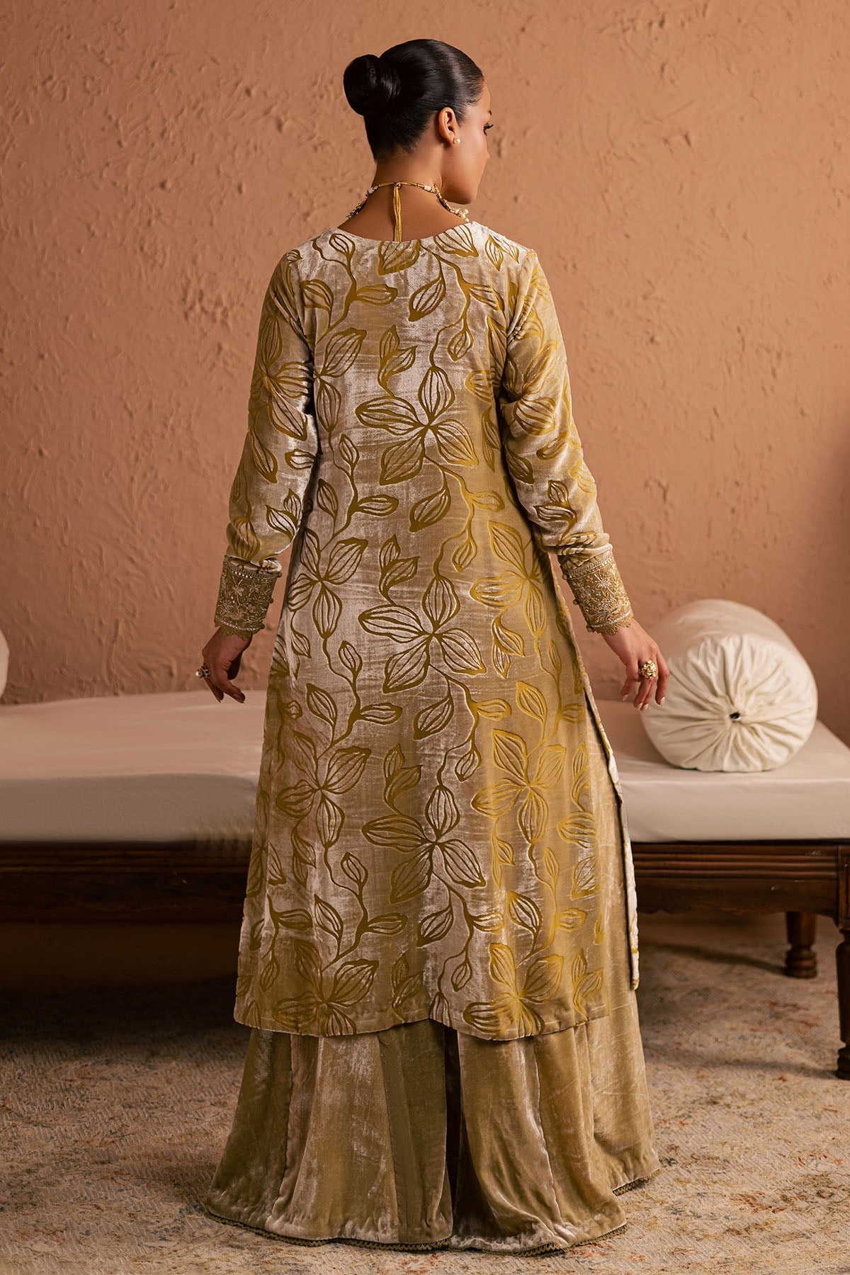 NU2-189 – authentic Pakistani dress from the Ballerina Winter 25 collection for women in the UK