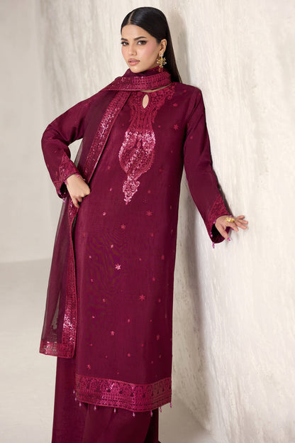 Farasha | Formals 26 | Fuchsia Glow - Formal Dress - available at Maria Faisal in UK and USA.