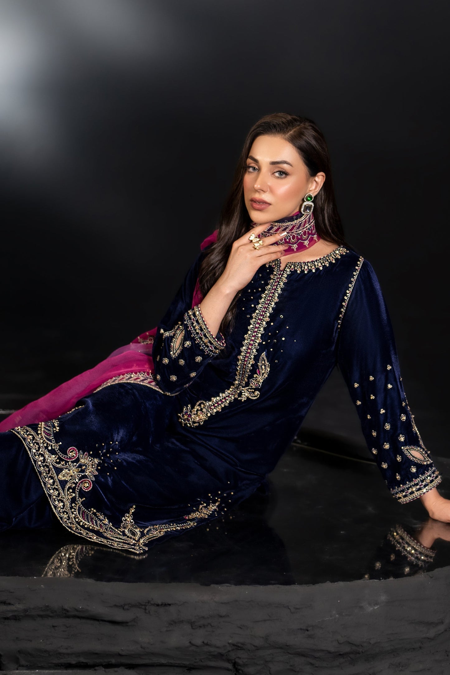 Naqshi | Makhmal 24 | IFRAH - Ladies Clothes - Maria Faisal