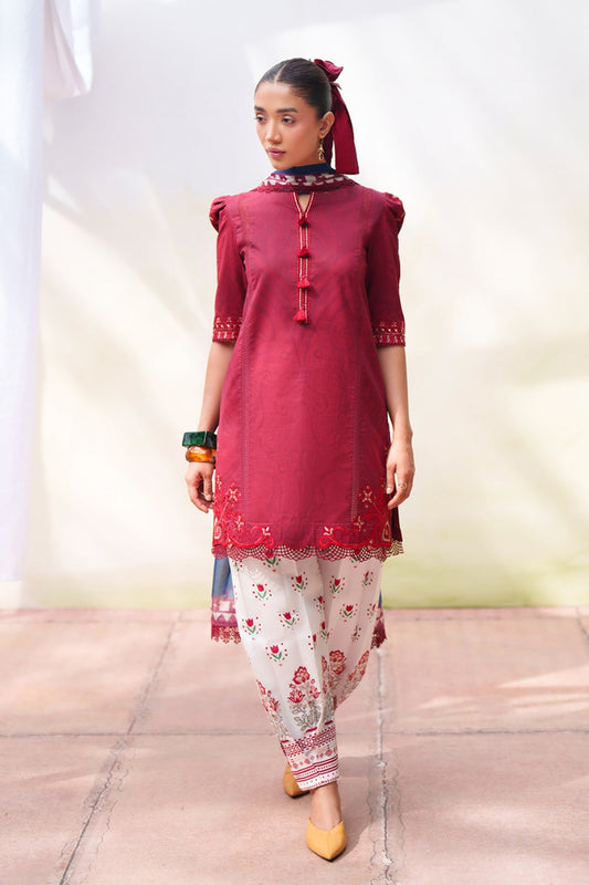 Saira Rizwan | Laanem SS 26 | ELOWEN-B - SRL26-08 - Luxury Dress - available at Maria Faisal in UK and USA.
