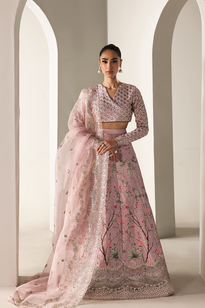 Emaan Adeel | Serein Luxe Silk | PETAL SOFT - Formal Dress - available at Maria Faisal in UK and USA.
