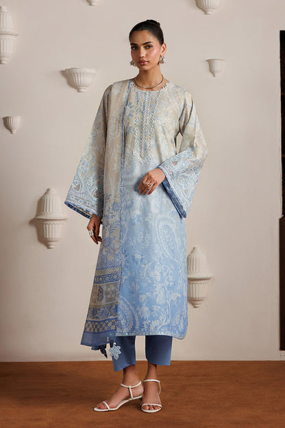 Baroque | Luxury Summer Pret | UF-4524 - Luxury Dress - available at Maria Faisal in UK and USA.