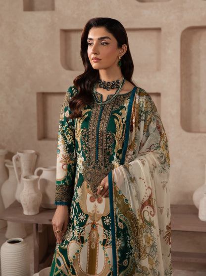 Gulaal | Syra Lawn 26 | Vantae D - 3 - Luxury Dress - available at Maria Faisal in UK and USA.