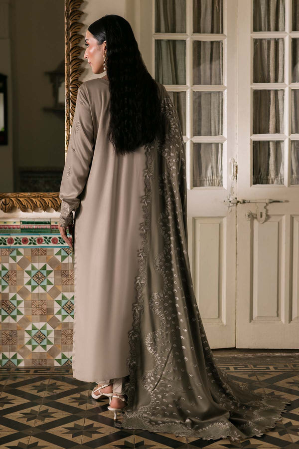 Nureh | Exclusive Winter 25 | NE-178 - Casual Dress - available at Maria Faisal in UK and USA.
