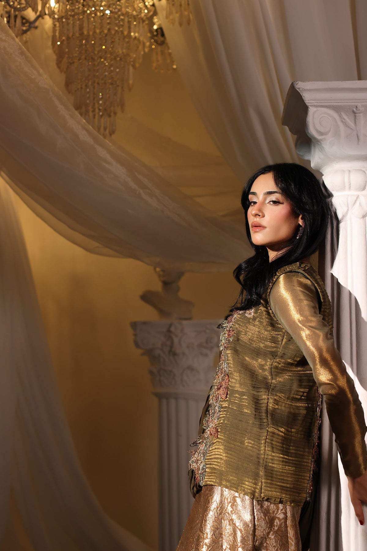 Musferah Saad | Casa Blance |Avant Garde - Bridal Dress - available at Maria Faisal in UK and USA.