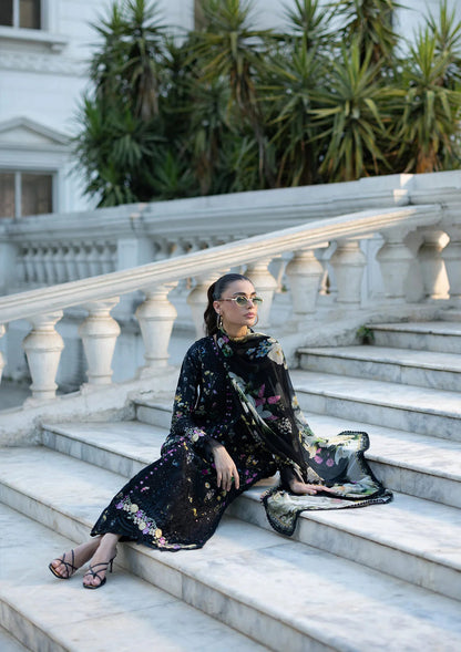 Elaf Premium | Signature Embroidered Lawn with Chiffon Collection 26 | ESG-2B SASHA - Luxury Dress - available at Maria Faisal in UK and USA.