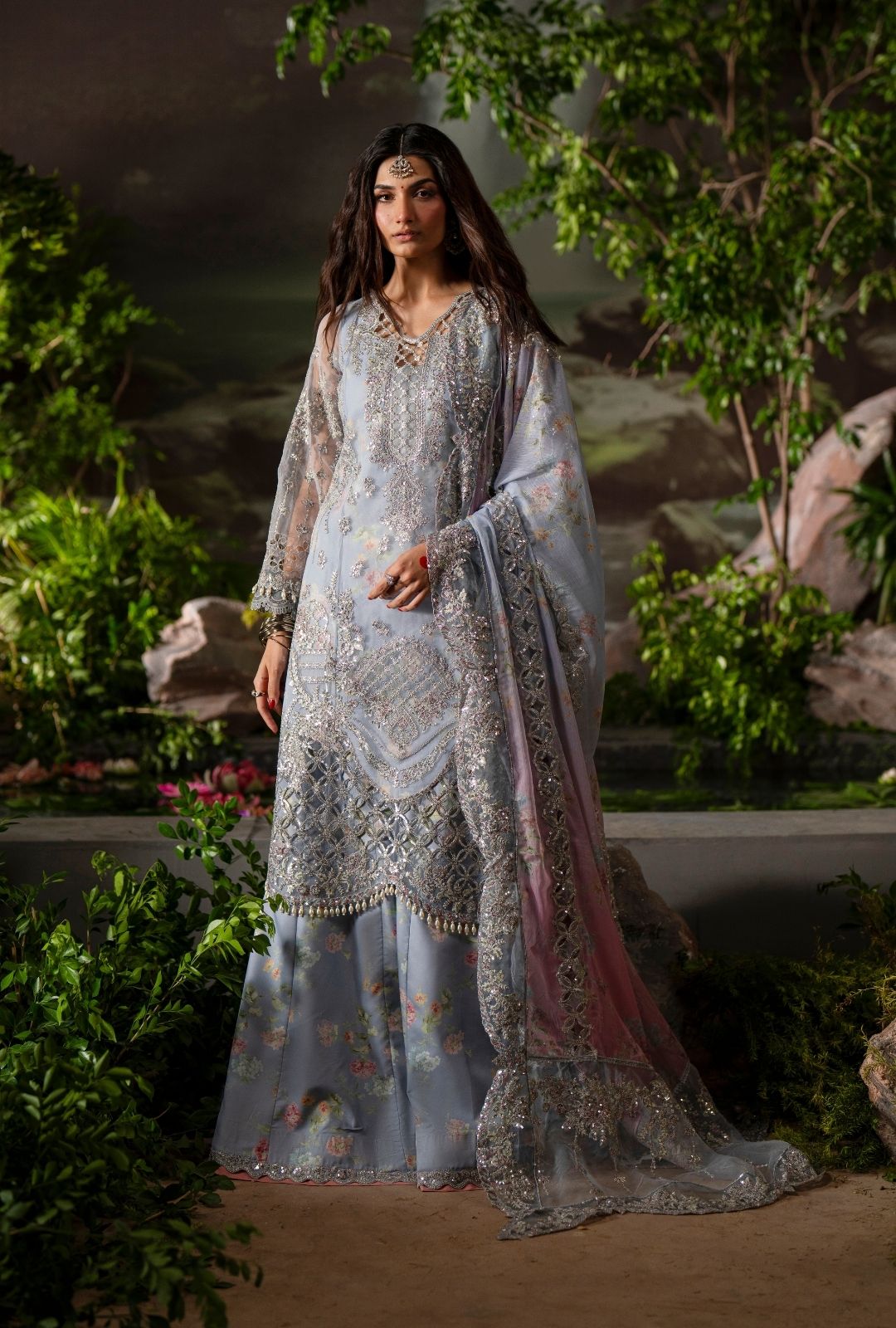 Ajr Couture | Dastan e Ishq | Mahjabeen - Formal Dress - available at Maria Faisal in UK and USA.