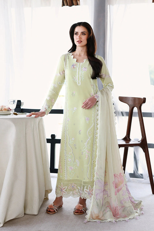 Azure | Luxury Lawn 26 | Garden Muse - Luxury Dress - available at Maria Faisal in UK and USA.