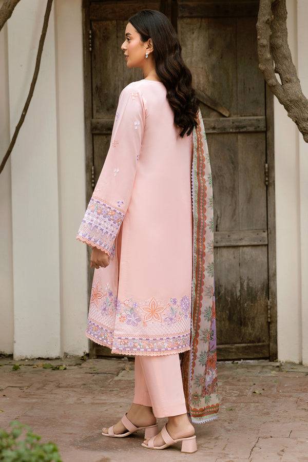 Farasha | Summer Weaves Embroidered Lawn | Coral Peach by Maria Faisal - Registered Vendor of : Farasha - type : Ladies Clothes - 100% original wedding dresses