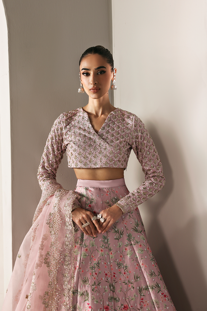 Emaan Adeel | Serein Luxe Silk | PETAL SOFT - Formal Dress - available at Maria Faisal in UK and USA.