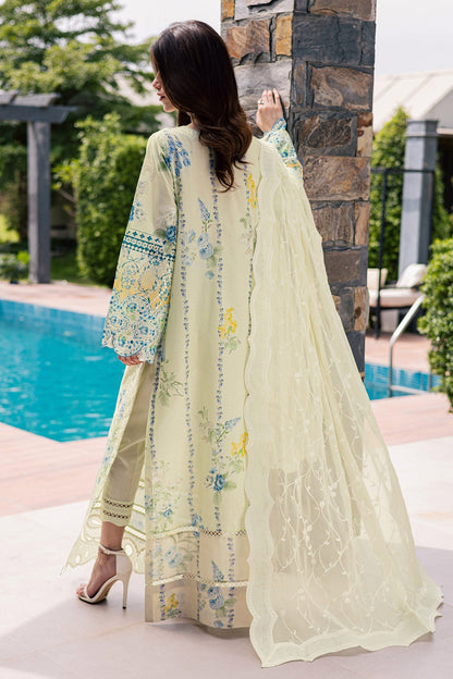 Nureh | Raha Lawn | NE-259 - Luxury Dress - available at Maria Faisal in UK and USA.