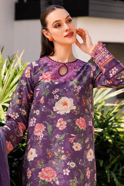 Farasha | Printed Essentials | Majestic Purple by Maria Faisal - Registered Vendor of : Farasha - type : Ladies Clothes - 100% original wedding dresses