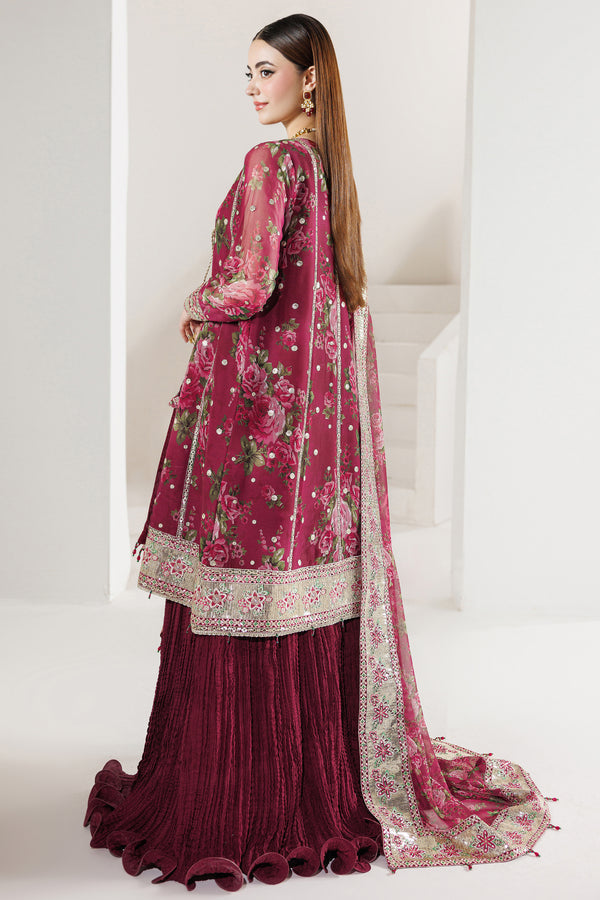 Farasha | Formals 26 | Rouge Reign - Formal Dress - available at Maria Faisal in UK and USA.