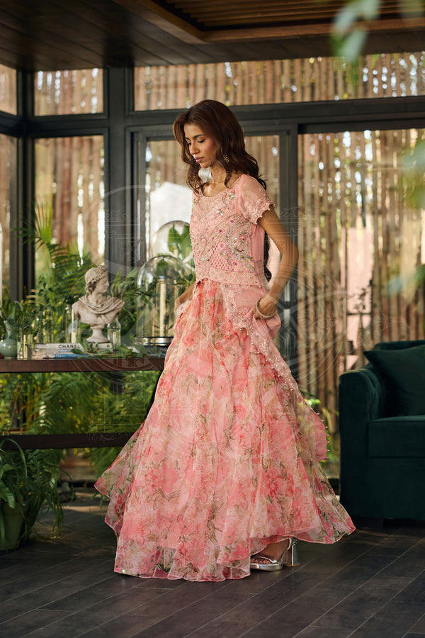 Layla Chatoor | Luxury Pret | Liyana - Luxury Dress - available at Maria Faisal in UK and USA.
