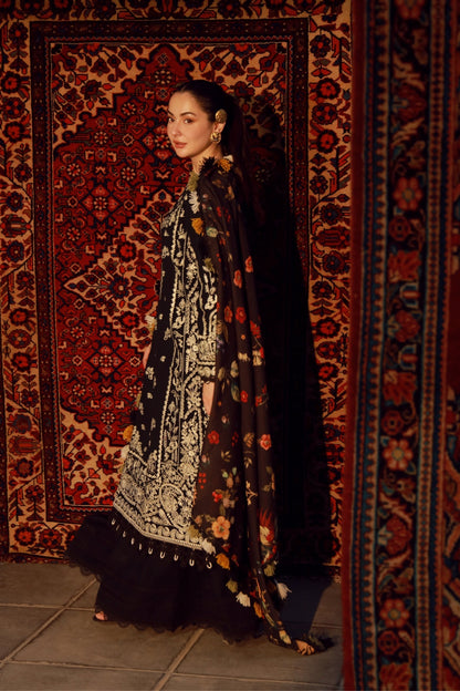 Maryam Hussain | Winter Shawl 25 | Mausam - Formal Dress - available at Maria Faisal in UK and USA.