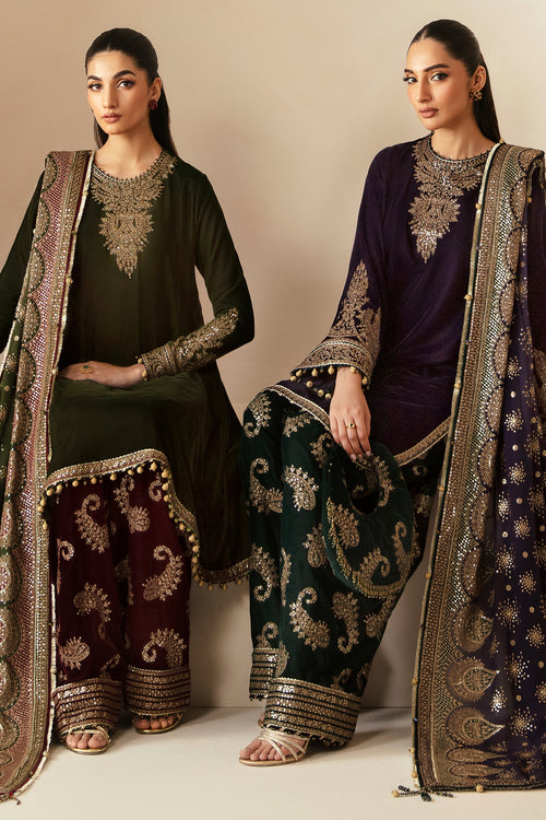 Jazmin | Velvet Edit 24 | VF-2029 - Ladies Clothes - Maria Faisal