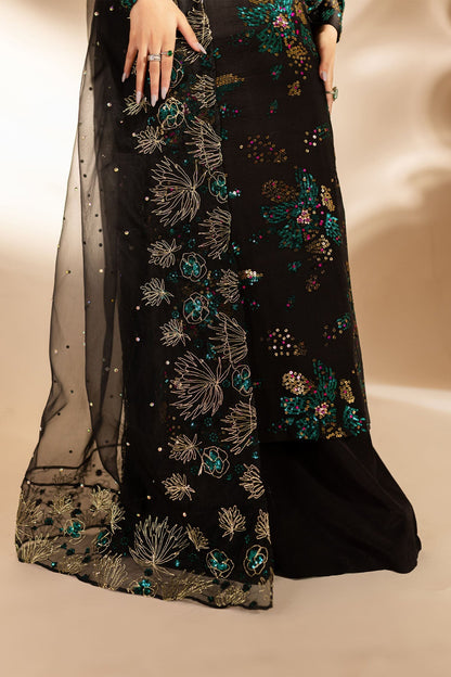Nureh | Fancy Formals | TW-02 GOLDEN STARDUST - Ladies Clothes - Maria Faisal
