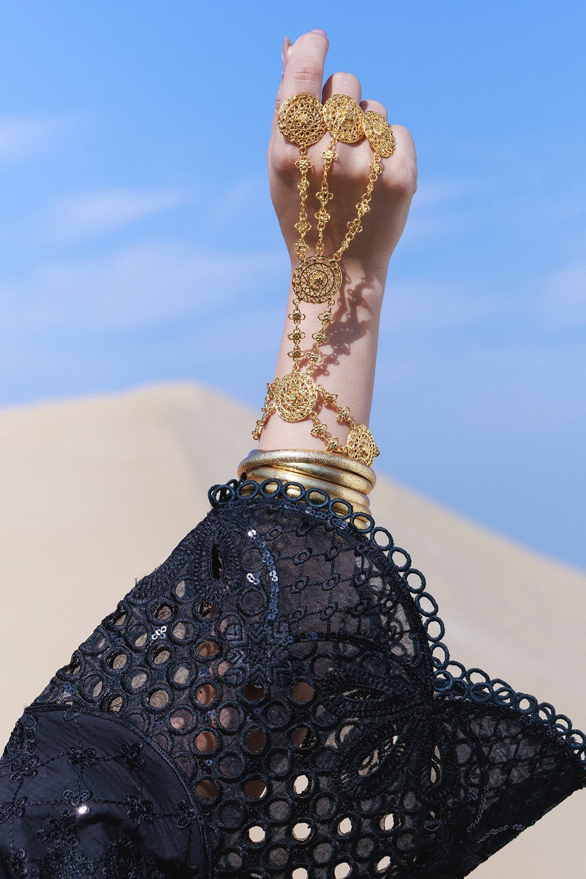 Nureh | Aman Luxe | Zahara NE-233 - Luxury Dress - available at Maria Faisal in UK and USA.