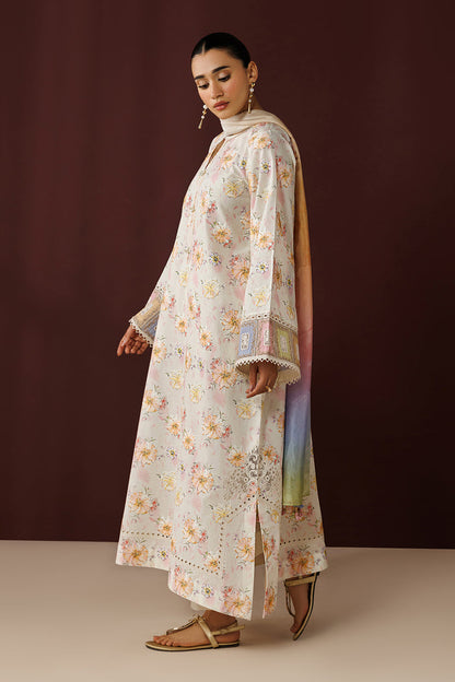 Baroque  | Luxury Pret 26 | PR-1260 - Luxury Dress - available at Maria Faisal in UK and USA.