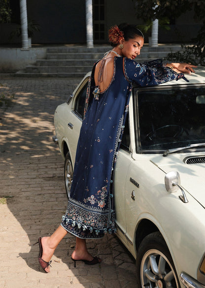 Hussain Rehar | Kalabagh Luxury Lawn 26 | Amalfi - Luxury Dress - available at Maria Faisal in UK and USA.