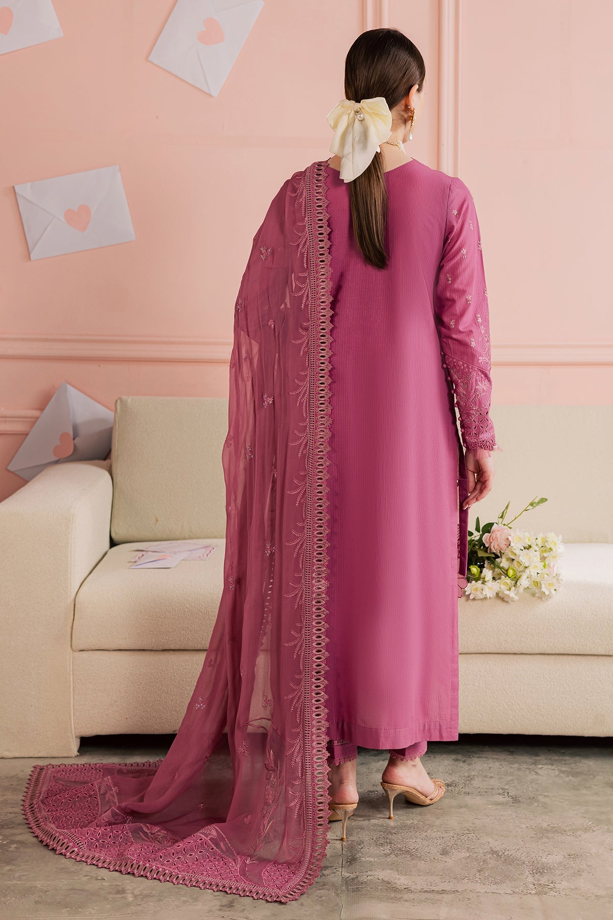 Nureh | Luxury Pret | FE-13 - Luxury Dress - available at Maria Faisal in UK and USA.