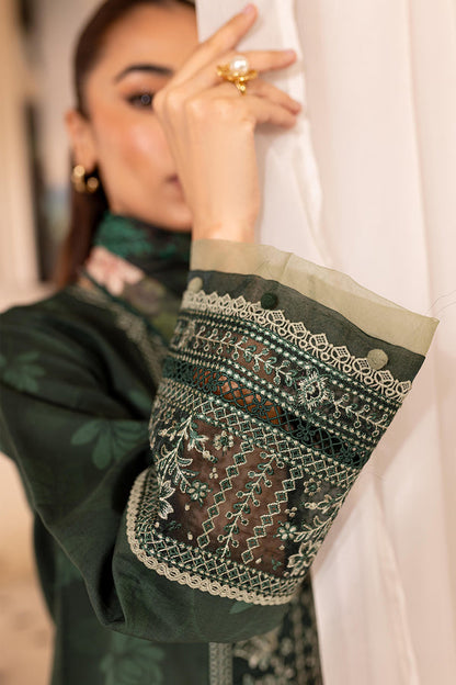 Farasha | Seraya Lawn 24 | JADE - Designer Dress with Intricate embroidery and embellishments. Shop elegent wedding dress at Maria Faisal.