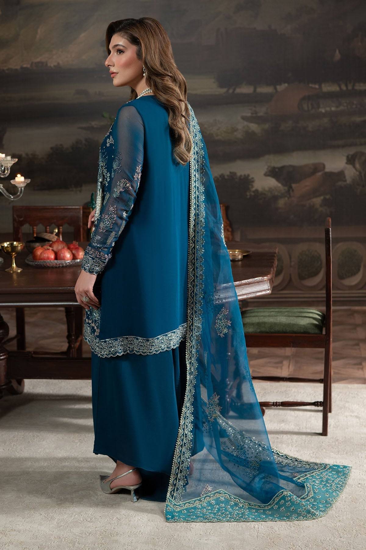 Nureh | Elanora Formals 25 | NEL-67 by Maria Faisal - Registered Vendor of : Nureh - type : Ladies Clothes - 100% original wedding dresses