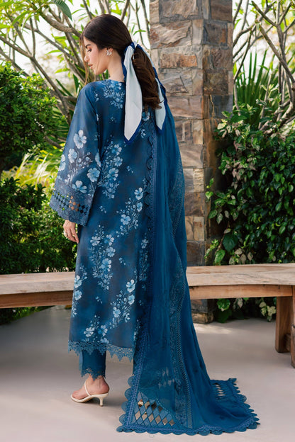 Nureh | Raha Lawn | NE-260 - Luxury Dress - available at Maria Faisal in UK and USA.