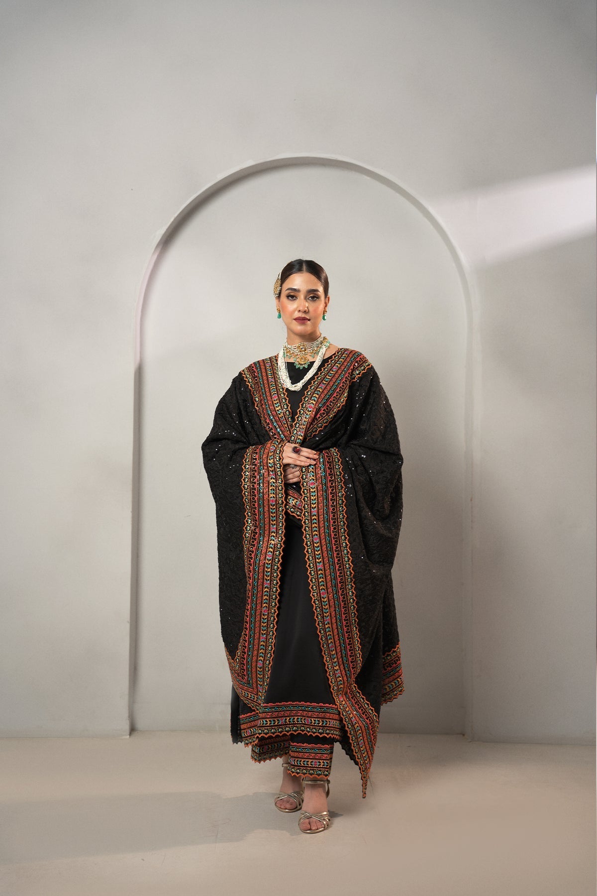 Fozia Khalid | Dilkash Festive Wear 25 | Zehnaseeb - Formal Dress - available at Maria Faisal in UK and USA.