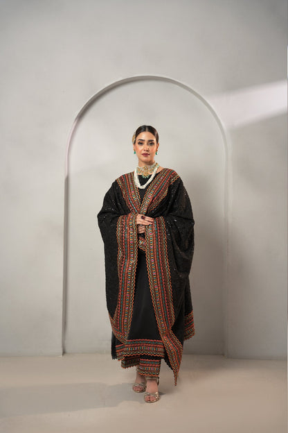 Fozia Khalid | Dilkash Festive Wear 25 | Zehnaseeb - Formal Dress - available at Maria Faisal in UK and USA.